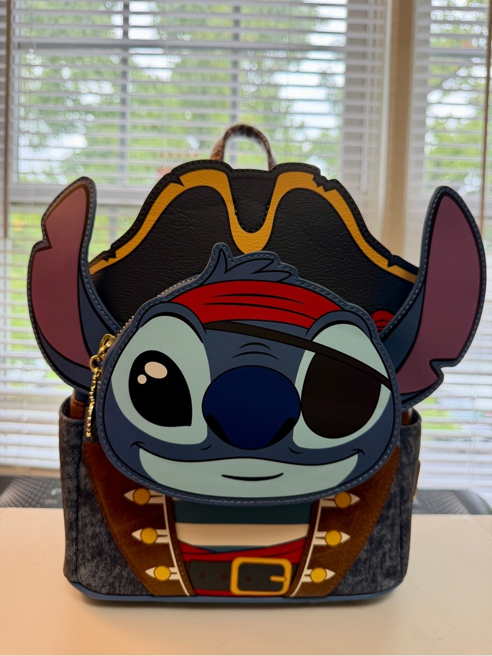 Loungefly Pirate Stitch Mini Backpack